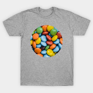 Vintage Colorful Candy Chocolate Photograph Circle T-Shirt